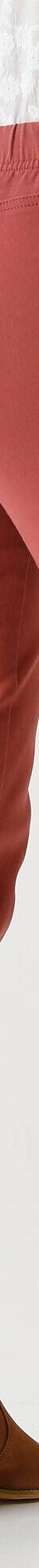 Modellerende broek met 'platte buik' effect en elastische taille (terracotta) Modellerende broek met 'platte buik' effect en elastische taille (terracotta)